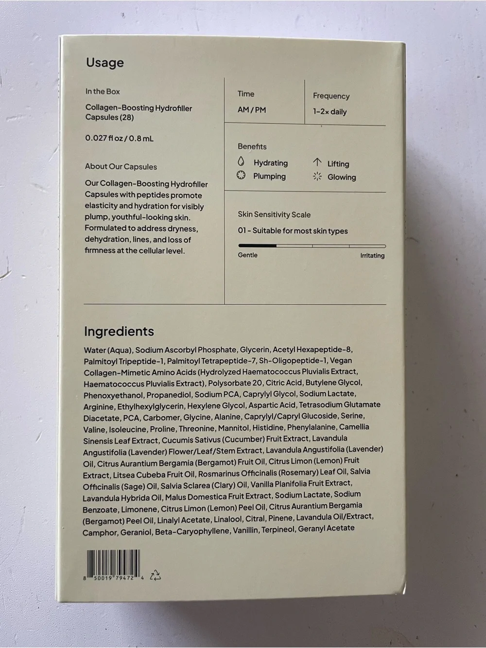 Droplette Collagen-Boosting Hydrofiller - 28 Capsules